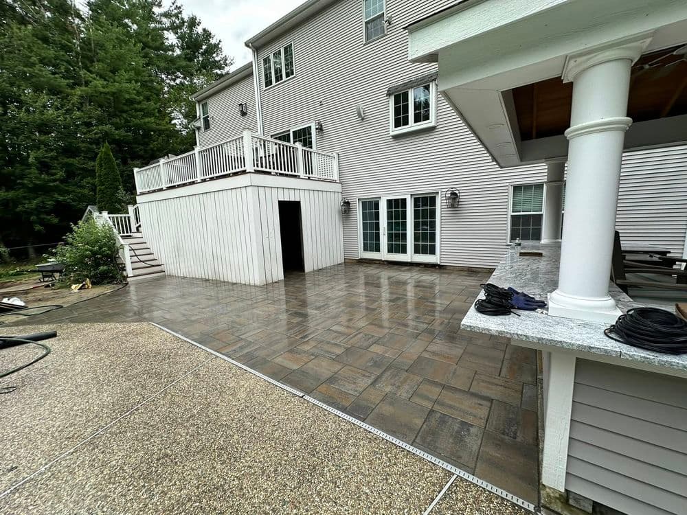 Gallery photos for Elegant Paver Patio Installation in Massachusetts: Image #6