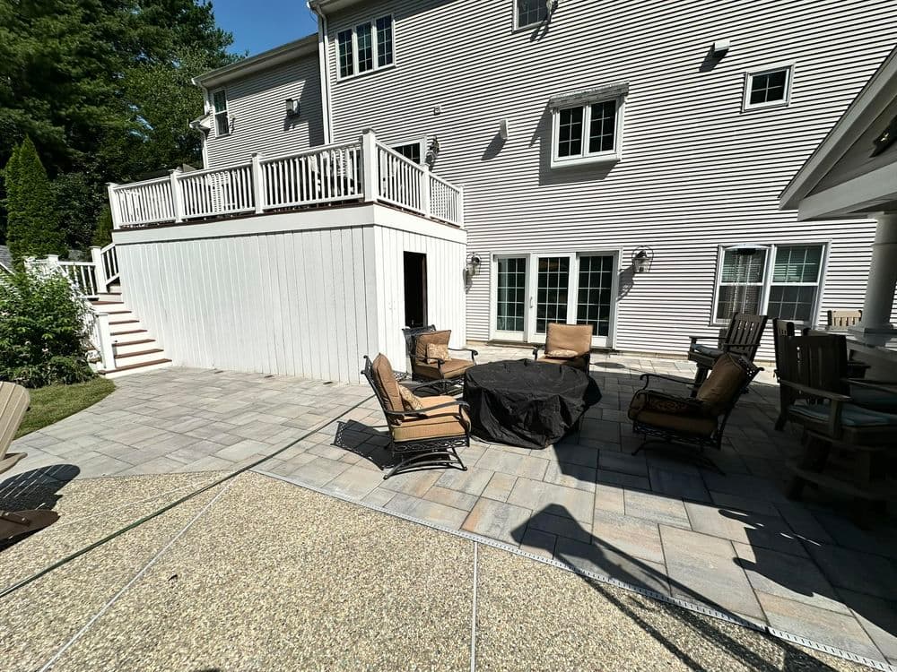 Elegant Paver Patio Installation in Massachusetts