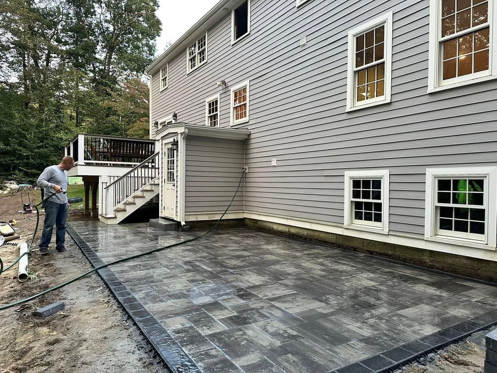Elegant Paver Patio Installation in Massachusetts