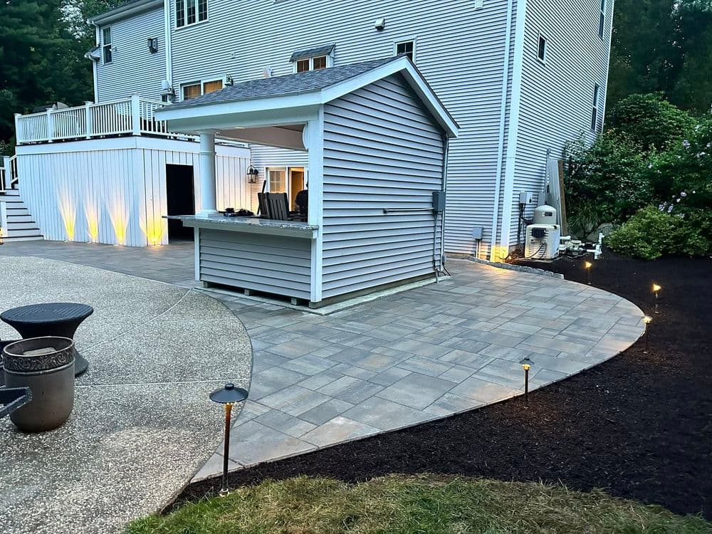Elegant Paver Patio Installation in Massachusetts
